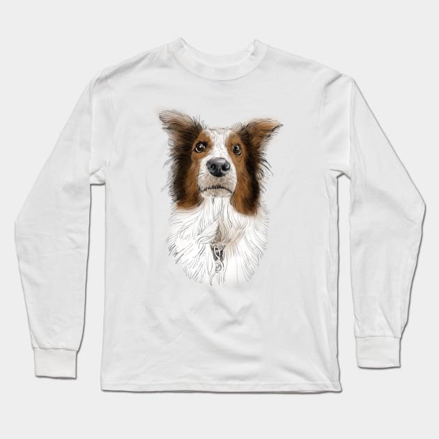 Australian Shepard, Aussie Long Sleeve T-Shirt by russodesign